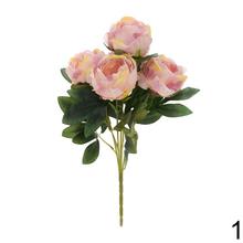 Umelé kvety pivónie v mixe tmavých farieb.