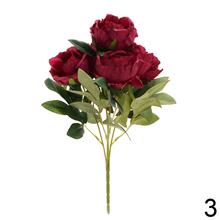 Umelé kvety pivónie v mixe tmavých farieb.