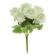 KYTICA RUŽA x7 40CM ZELENÁ - Růže kytice | FLORASYSTEM