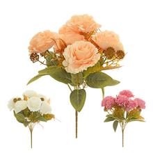 KYTICA RUŽA, ZELEŇ MIX/3F 35CM - Růže kytice | FLORASYSTEM