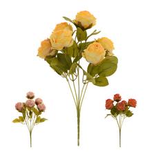 KYTICA RUŽA, ZELEŇ MIX/3F 28CM - Růže kytice | FLORASYSTEM