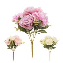 KYTICA PIVÓNIA HORTENZIA x7 36CM MIX/3F - Kytice mix celorok | FLORASYSTEM