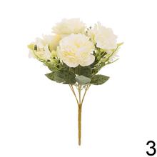 Kytica umelých kvetov pivónia a hortenzia v mixe farieb.