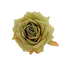 HLAVA RUŽA ZELENÁ TRBLIETAVÁ PRIEM:10CM BAL:12KS  - FLORASYSTEM