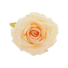 HLAVA RUŽA KRÉMOVÁ TRBLIETAVÁ 10CM - FLORASYSTEM