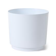 138 OBAL AURA BIELY 35CM - Okrúhly dizajnový | FLORASYSTEM