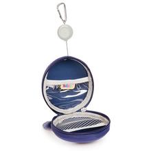 Kľúčenka a peňaženka Boppi Tiny Trekker - PENGUIN v modrej farbe.