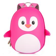 Ruksak boppi Tiny Trekker - PENGUIN - Ružový BB313C 25x35cm - FLORASYSTEM