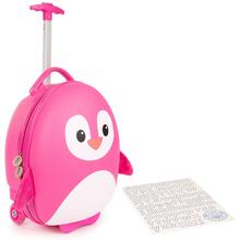 Kufor Boppi Tiny Trekker 17L - PENGUIN - Ruzovy 30x42cm - Sportovní doplňky | FLORASYSTEM