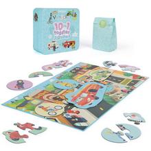 Puzzle boppi skladačka 10 v 1 - Auta