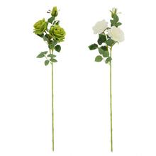 KS RUŽA 3-HLAVY, ZELEŇ, MIX/2F 82CM - FLORASYSTEM