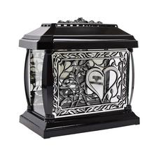 LAMPION PANTEON SRDCE RÁMIK LISTY GRAFIT - FLORASYSTEM