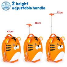 Kufor Boppi Tiny Trekker 17L v tvare tigra