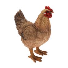 Hnedo-béžová sliepka