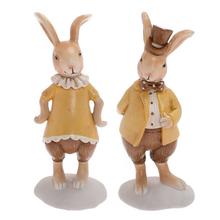 ZAJAČIK HNE/ŽLTÝ MIX/2 POLY 7,5*6*18,5CM - Zajíčci | FLORASYSTEM