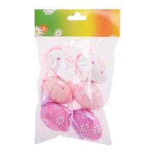 ZÁVES VAJCE PLAST S/6 6CM  - FLORASYSTEM