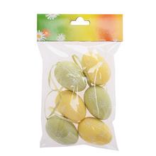 ZÁVES VAJCE PLAST S/6 6CM  - FLORASYSTEM