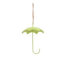 ZÁVES DÁŽDNIK KOV ZELENÝ 11x11x14CM - FLORASYSTEM