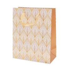 AGB1100403 TAŠKA darč V25x20+10cm ORNAMENTAL GOLD TILE - Taška S 23x18x10cm | FLORASYSTEM