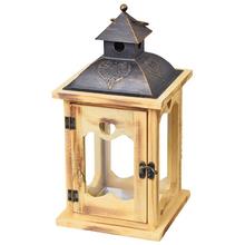 196FL/S LAMPÁŠ DREVO/KOV-S NATUR 28cm - FLORASYSTEM