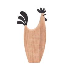 KOHÚT DREVO NAT/ČIER 36,5*20,5*5CM - FLORASYSTEM