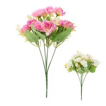 KYTICA RUŽA, DROB. KVETY, ZELEŇ MIX/2F 26CM - Růže kytice | FLORASYSTEM