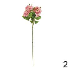 Umelé kvety ruže v mixe bielej a ružovej farby.