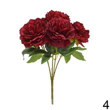 Umelé kvety pivónie v mixe farieb.