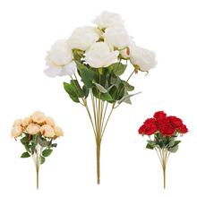 KYTICA RUŽA, ZELEŇ MIX/3F 45CM - Růže kytice | FLORASYSTEM