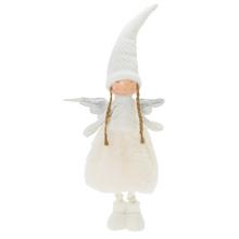 ANJEL STOJACI BIELY TELESK. NOHY TEXTIL 31*26*130CM - FLORASYSTEM