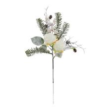 KONÁR ČEČINA, RUŽE, BIELE 38CM - FLORASYSTEM