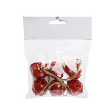 ZÁVES ROLNIČKY ČERVENÉ KOV S/6 3,5*3,5*9,5CM - Rolničky a zvonky | FLORASYSTEM