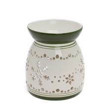 AROMALAMPA BIE/ZEL VZ. VLOČKA PORCEL 12,7*12,7*14,4CM - Aromalampy | FLORASYSTEM