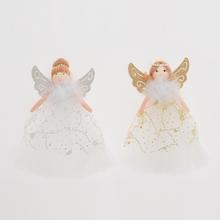 ZÁVES ANJEL BIELY MIX/F 19CM - Andílek, panenka | FLORASYSTEM