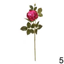 Umelé kvety ruže v mixe farieb, 68 cm.