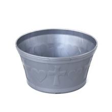 062 MISA SRDCE STRIEBORNÁ  25xV13,5CM - Obal misa | FLORASYSTEM