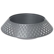 X46 MISKA AŽUROVÁ STRIEBORNÁ 23CM - Plasty pro aranžování | FLORASYSTEM