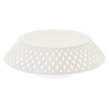 X46 MISKA AŽUROVÁ BIELA 23CM - Plasty pro aranžování | FLORASYSTEM