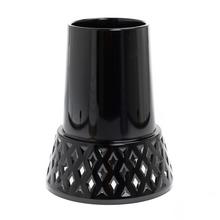 X066 VÁZA AŽUR ČIERNA 25CM - Vázy hřbitovní | FLORASYSTEM