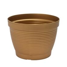 419 KVETINÁČ AGAWA ZLATÝ 22CM - Obal okrúhly | FLORASYSTEM