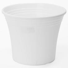 317 KVETINÁČ IRYS BIELY 15CM/V13CM - Obal okrúhly | FLORASYSTEM