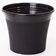 317 KVETINÁČ IRYS ČIERNY 15CM/V13CM - Obal okrúhly | FLORASYSTEM