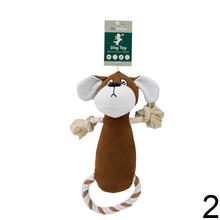 Hračky pre psa v tvare zvierat s lanom