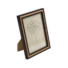 FOTORÁMIK čierny s korálkami 15,5x20,5cm  - FLORASYSTEM