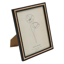 FOTORÁMIK čierny s korálkami 22x27cm/ 8x10cm - FLORASYSTEM