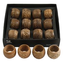 OBRUČ na servítky drevo 5x4cm HDR - Ubrousky | FLORASYSTEM