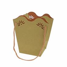 TAŠKA KRAFT na kvety  18x19+11x12cm 30-v.salvia /sv zelená - Taška M 32x26x10cm | FLORASYSTEM