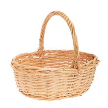 466FL/S DARČEKOVÝ PRÚTENÝ KÔŠ SV.HNEDÝ L:38x31x16x37CM - Koše, košíky s plátnem | FLORASYSTEM