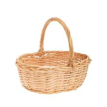 466FL/S DARČEKOVÝ PRÚTENÝ KÔŠ SV.HNEDÝ M:33x26x14x32CM - Koše, košíky s plátnem | FLORASYSTEM