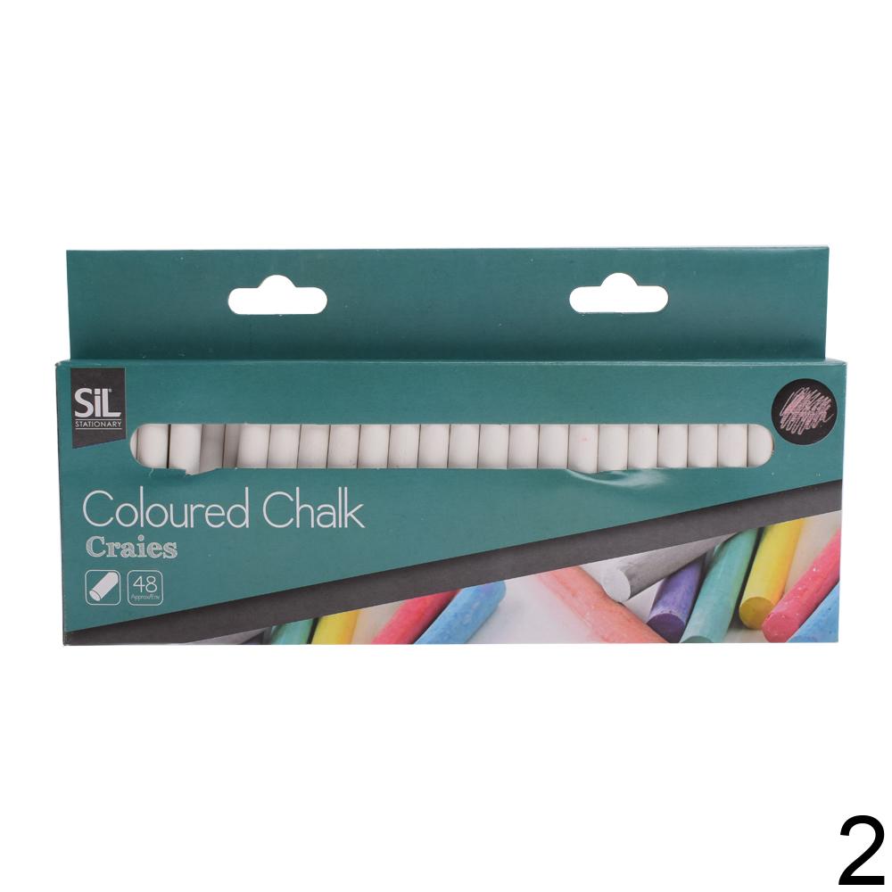 Sada barevných kříd 48ks